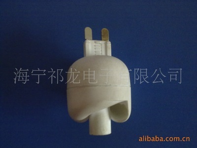 【节能灯塑件 各种塑件加工 E27 塑件厂家 pbt塑件 注塑件】价格,厂家,图片,塑料零件,海宁祁龙电子-